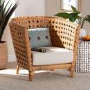 Diamond Weave Rattan Accent Chair | Bali Loom Daiwa | Oroatrade.com