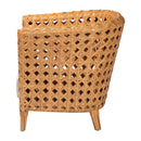 Diamond Weave Rattan Accent Chair | Bali Loom Daiwa | Oroatrade.com
