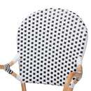 Indoor Outdoor Two Toned Weaving Bistro Chairs 2 | Bali Loom Naila | Oroatrade.com