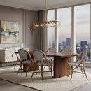 Two Toned Weaving Indoor Outdoor Bistro Chair | Bali Loom Genica | Oroatrade.com