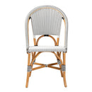 White Weaving Indoor Outdoor Bistro Chair | Bali Loom Genica | Oroatrade.com