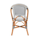 Two Toned Weaving Indoor Outdoor Bistro Chair | Bali Loom Genica | Oroatrade.com