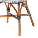 Two Toned Weaving Indoor Outdoor Bistro Chair | Bali Loom Genica | Oroatrade.com