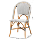 White Weaving Indoor Outdoor Bistro Chair | Bali Loom Genica | Oroatrade.com