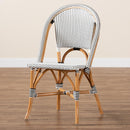 White Weaving Indoor Outdoor Bistro Chair | Bali Loom Genica | Oroatrade.com