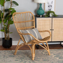 Rattan Modern Bohemian Lounge Chair | Bali Loom Earvin | Oroatrade.com