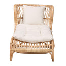 Brown Rattan Chaise Lounge | Bali Loom Delara | Oroatrade.com