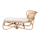 Brown Rattan Chaise Lounge | Bali Loom Delara | Oroatrade.com