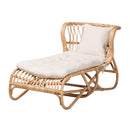 Brown Rattan Chaise Lounge | Bali Loom Delara | Oroatrade.com