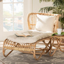 Brown Rattan Chaise Lounge | Bali Loom Delara | Oroatrade.com