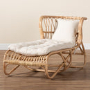 Brown Rattan Chaise Lounge | Bali Loom Delara | Oroatrade.com