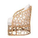 Sloped Arm Rattan Accent Chair | Bali Loom Patsy | Oroatrade.com