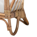 Natural Rattan Padded Lounge Chair | Bali Loom Aliane | Oroatrade.com