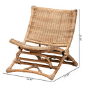 Natural Rattan Foldable Lounge Chair | Bali Loom Herrara | Oroatrade.com