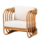 Modern Indoor Outdoor Boho Rattan Lounge Chair | Bali Loom Corsa | Oroatrade.com