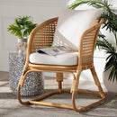 Cane Webbing Padded Accent Chair | Bali Loom Niko | Oroatrade.com