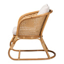 Cane Webbing Padded Accent Chair | Bali Loom Niko | Oroatrade.com