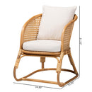 Cane Webbing Padded Accent Chair | Bali Loom Niko | Oroatrade.com