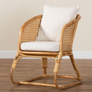 Cane Webbing Padded Accent Chair | Bali Loom Niko | Oroatrade.com