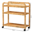 Rattan Wrapped Kitchen Cart | Bali Loom Delphine | Oroatrade.com