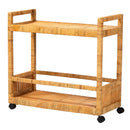 Rattan 2 Tier Kitchen Cart | Bali Loom Genet | Oroatrade.com