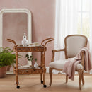 Natural Rattan Kitchen Cart | Bali Loom Diwata | Oroatrade.com