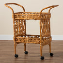 Natural Rattan Kitchen Cart | Bali Loom Diwata | Oroatrade.com