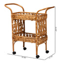 Natural Rattan Kitchen Cart | Bali Loom Diwata | Oroatrade.com