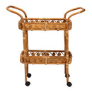 Natural Rattan Kitchen Cart | Bali Loom Diwata | Oroatrade.com