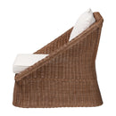 Braided Rattan Padded Lounge Chairs 2 | Bali Loom Derris | Oroatrade.com