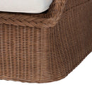 Brown Braided Rattan Accent Chair | Bali Loom Derris | Oroatrade.com