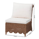 Wicker Scalloped Skirt Accent Chair | Bali Loom Detta | Oroatrade.com