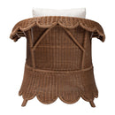 Scalloped Skirt Rattan Lounge Chair | Bali Loom Detta | Oroatrade.com