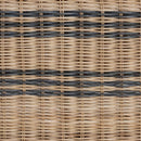 Striped Rattan Curved Accent Chair | Bali Loom Elda | Oroatrade.com