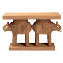 Rattan Elephant Console Table | Bali Loom Elissa | Oroatrade.com