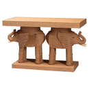 Rattan Elephant Console Table | Bali Loom Elissa | Oroatrade.com