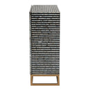Black Gray 2 Door Cabinet | Bali Loom Belenus | Oroatrade.com