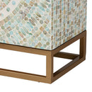 Contract furniture - Multicolored Mother Of Pearl Cabinet - www.oroatrade.com