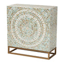 Contract furniture - Multicolored Mother Of Pearl Cabinet - www.oroatrade.com