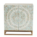 Contract furniture - Multicolored Mother Of Pearl Cabinet - www.oroatrade.com