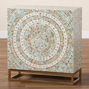 Contract furniture - Multicolored Mother Of Pearl Cabinet - www.oroatrade.com