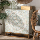 Contract furniture - Multicolored Mother Of Pearl Cabinet - www.oroatrade.com