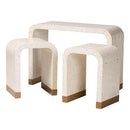 White Capiz Shell Accent Tables 3 | Bali Loom Carlyn | Oroatrade.com