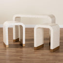 White Capiz Shell Accent Tables 3 | Bali Loom Carlyn | Oroatrade.com