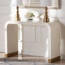 White Capiz Shell Console Table | Bali Loom Carlyn | Oroatrade.com