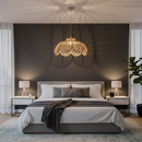 Rattan Petal Shaped Pendant Lamp | Bali Loom Neorah | Oroatrade.com