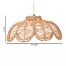 Rattan Petal Shaped Pendant Lamp | Bali Loom Neorah | Oroatrade.com