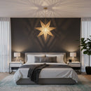 Star Shaped Jute Pendant Lamp | Bali Loom Idriya | Oroatrade.com