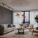 Woven Jute Floral Pendant Lamp | Bali Loom Theanna | Oroatrade.com