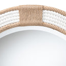 Round Woven Jute Mirror | Bali Loom Adita | Oroatrade.com